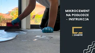 Microcement on the floor - step by step instructions | CONBAR #microcement #microconcrete