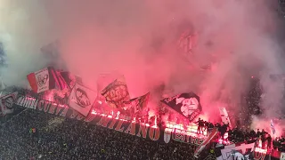 Ac Milan Fans Shaking The San Siro In The Milano Derby