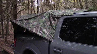 Truck Camping Set up