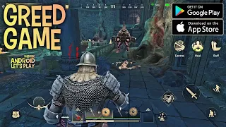 KONSEP GAMENYA TERBAIK SIH! GREED GAME GAMEPLAY DARK RPG ANDROID IOS