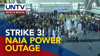 Power outage hit NAIA Terminal 3; ‘Procedural lapse’ in electrical audit blamed