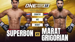 Intense Kickboxing Rivalry | Superbon vs. Marat Griogrian