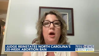 NC reaction to reinstated 20-week abortion ban