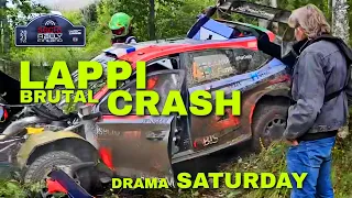 LAPPI CRASH || WRC RALLY FINLAND 2023 - Day3