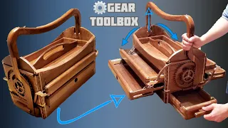 Making A Very Unique GEAR Toolbox | Woodworking