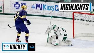 Notre Dame at Michigan State | Highlights | Big Ten Hockey | Feb. 4, 2023