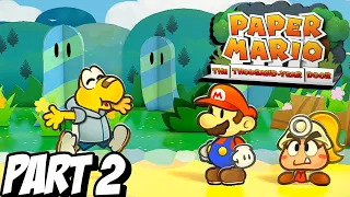 PAPER MARIO: THE THOUSAND-YEAR DOOR (CHAPTER 1 CASTLE AND DRAGON) Playthrough Gameplay Part 2 SWITCH