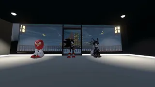 Knuckles Shadow and Harmony: Dance to Happy Halloween MMD World