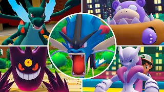 All Mega Evolutions in Pokémon Let's Go! Eevee & Pikachu! (ALL SHINYS)