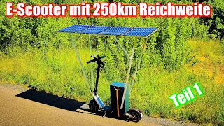 🛴 E-ROLLER LANGSTRECKEN Projekt [F.1] Elektronik, Sitz und Zusatzakku bauen