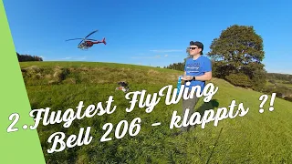 Fly Wing Bell 206 2. Testflug mit GPS - ich glaube, ich habe das Problem gelöst oder doch nicht?