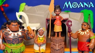 Unboxing Moana Adventure Pack and Playing Games with Toys
