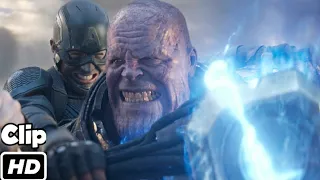 Thor Captain America VS Thanos Hindi  i Am Iron Man Scene  Avengers Endgame Movie Clip 4K HD