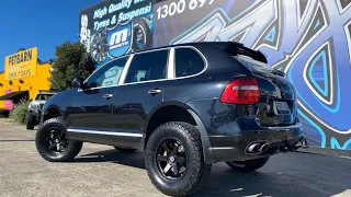 Lift and 33’s on Porsche Cayenne S Ready for touring duties