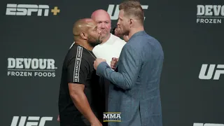 UFC 241: Daniel Cormier vs. Stipe Miocic 2 Summer Staredown - MMA Fighting