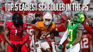 Top 5 Easiest Schedules in the P5 | Oregon | Ohio State | Texas Tech | Oklahoma State | Texas