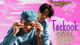 Taekook Moments 2021 Compilation💜💚+ Run bts behind Ep.139