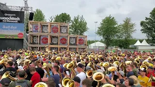 Auf der Vogelwiese - Woodstock der Blasmusik 2023 Gesamtspiel