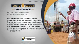 Facts about Uganda's Oil: Government's share  of Petroleum Revenue
