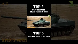 TOP 5 Most Advanced Light Tanks in 2022 #top5 #lighttank #tank #best #top10 #Griffin2 #shorts