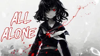 Nightcore - All Alone「1 Hour」(Lyrics)