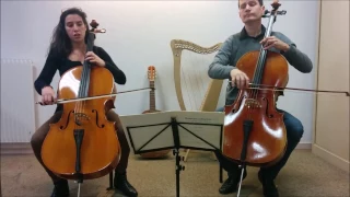 Boismortier Cello Rokoko-Duette Sonate Ré mineur (D Moll) op. 14 Nr. 3