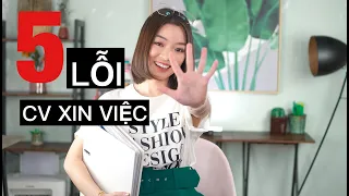 5 LỖI TRONG CV XIN VIỆC DỄ MẮC PHẢI || PHUONG PHUONG NGUYEN ❤️