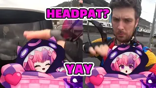 CDawgVA gives Ironmouse the cutest HEADPAT