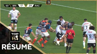 TOP 14 - Résumé CA Brive-Racing 92: 38-43 - J9 - 2022-2023