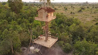 How To Build 16m Unique Tree-House In Jungle Ancient Skills