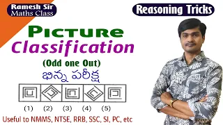 Reasoning Tricks in Telugu I Picture Classification(odd one out) I Useful to all exams I Ramesh Sir