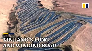 Xinjiang’s long and winding road with more than 600 hairpin bends