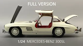 MERCEDES-BENZ 300SL 1/24 TAMIYA Model car build [Full version]