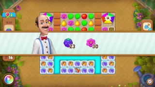 Gardenscapes 1628 Level - 16 moves - NO BooSTERS