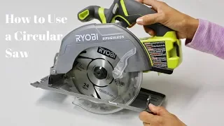 How to Use a Circular Saw to Cut Wood - Power Tools Tutorials - Thrift Diving