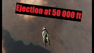 What happens when you eject at 50 000 ft?
