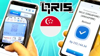 SAH‼️Sekarang Bisa Bayar Pake QRIS di Singapura