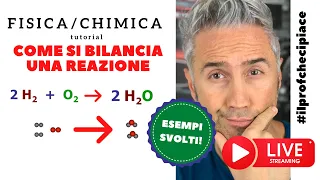 come si bilancia una reazione chimica, legge di Lavoisier, la chimica che ci piace