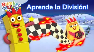 Numberblocks en Español - Aprende a Dividir | Dibujos de matemáticas para niños | 12345