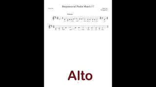 Responsorial Psalm, March 17, 2024 rehearsal track - Alto.