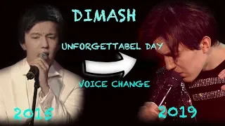 DIMASH - UNFORGETTABLE DAY (2015-2019) VOICE CHANGE