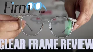 Firmoo Clear Framed Glasses Review Inspired by JACOB STARR