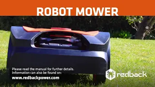 Video des Herstellers: Mähroboter Redback RM18-W