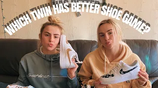 Which twin has better shoe game?!