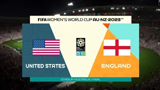 FIFA 23 - USA vs England || FIFA Women's World Cup Final || Fifa 23 New DLC PS5™[4k60fps]