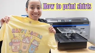 How I Print Tshirts Using My Epson F2100 DTG Printer