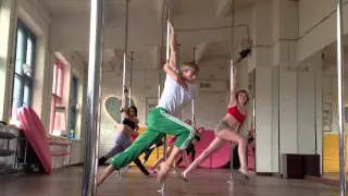Митя Стаев -Танго с пилоном. Staev Dimitry -Tango with pole. Choreography for ladies