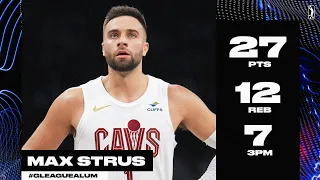 Max Strus GOES OFF for 27 PTS, 12 REB & 7 3PM in his Cavs Debut