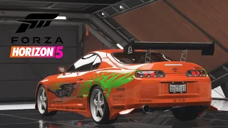 Toyota Supra Fast & Furious! FORZA HORIZON 5