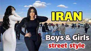 IRAN 2024 | The gathering of classic American cars in Iran| Iranian Girls and boys love these cars